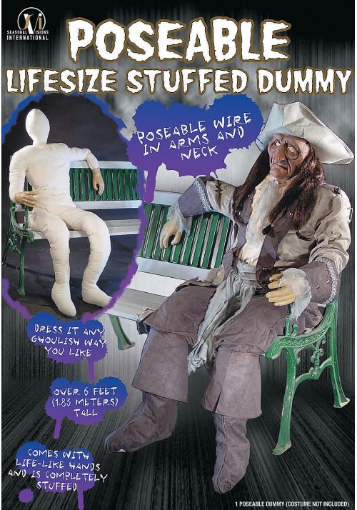 Life-Size Posable Dummy with Hands