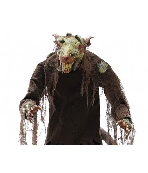 Rat Animated 60 Inch Scary Haunted House Decor