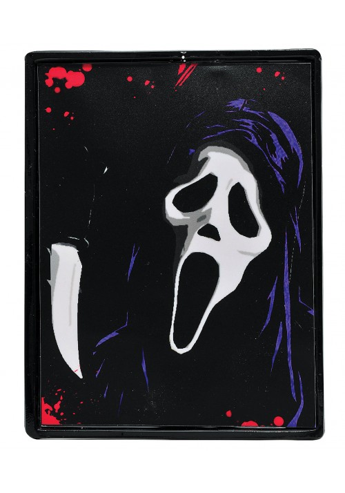 Scream Ghost Face Neon Light-Up Sign
