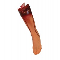 Severed Left Leg Scary Prop