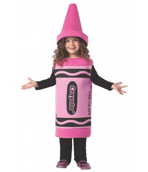 Tickle Me Pink Crayon Toddler Costume