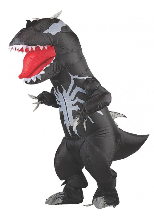 Venomosaurus Spiderman Adult Inflatable Costume