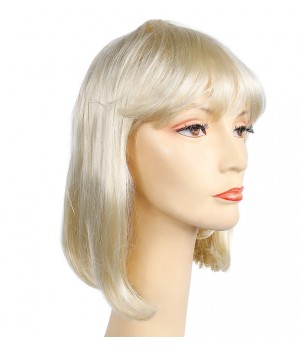 40s Page Style Wig - Platinum Blonde