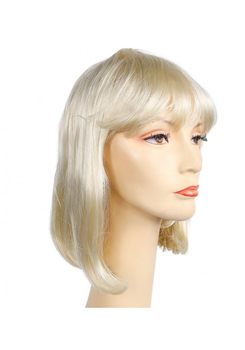 40s Page Style Wig - Platinum Blonde