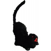 Black Cat Animated Halloween Decoration