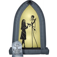Jack and Sally Nightmare Before Christmas Airblown Arch