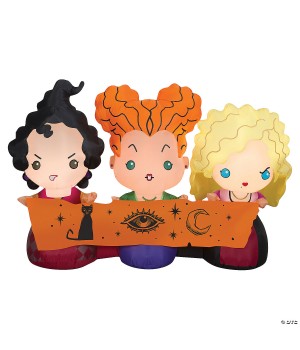 Hocus Pocus Sanderson Sisters Inflatable Yard Decoration