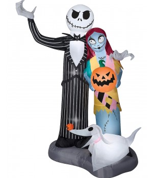 Nightmare Before Christmas Blow Up Yard Decoration