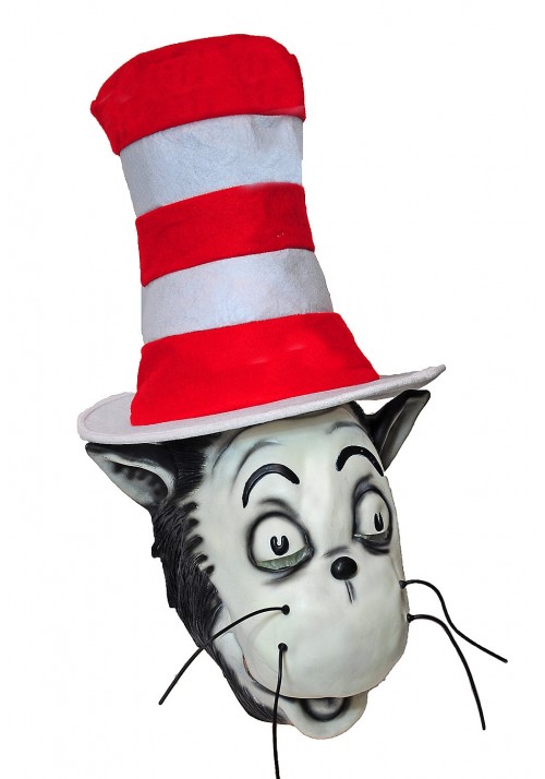 Cat in the Hat Adult Mask and Hat