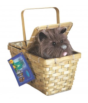 Toto in Basket Wizard of Oz Costume Decoration