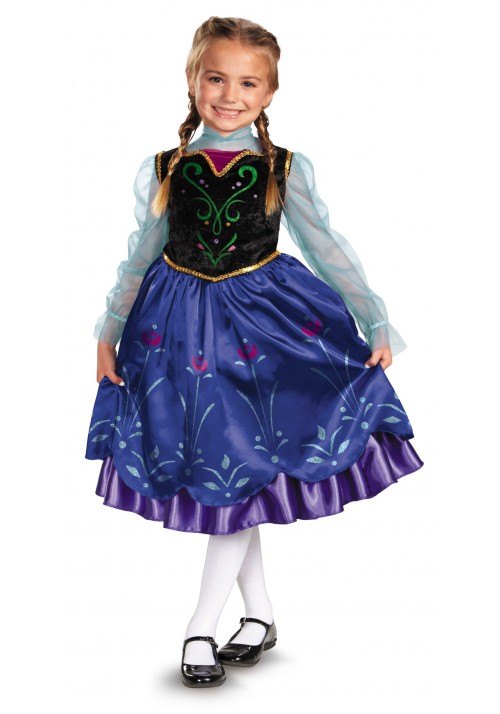 Anna Frozen Disney Princess Girls Medium Costume