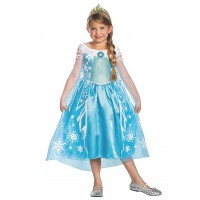 Elsa from Frozen Girl's Deluxe Costume - Medium