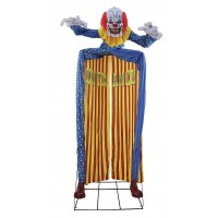 Looming Clown Animated Archway Decoration