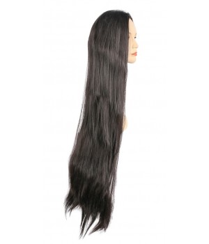 Long Straight Wig - Medium Brown