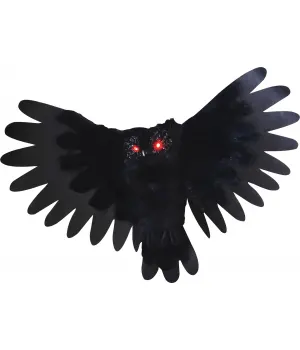 Animated Owl 35 Inch Motion Activated Halloween Decoration
