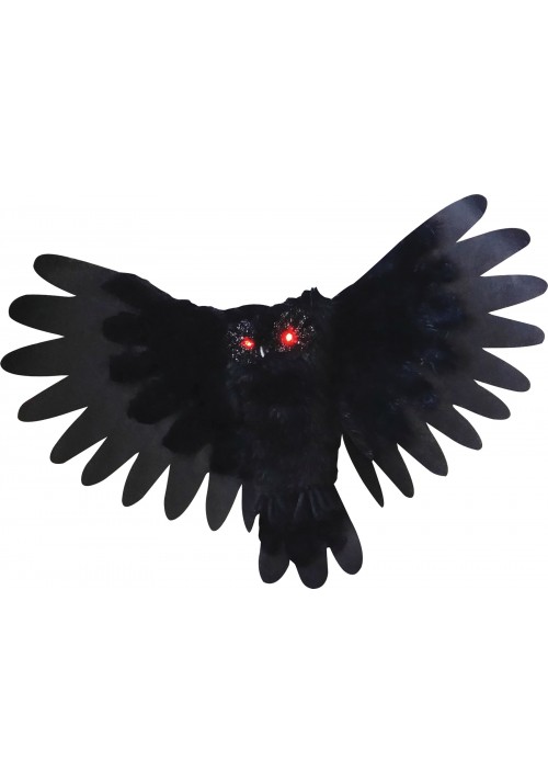 Animated Owl 35 Inch Motion Activated Halloween Decoration