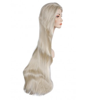 Long Straight Wig - Platinum Blonde