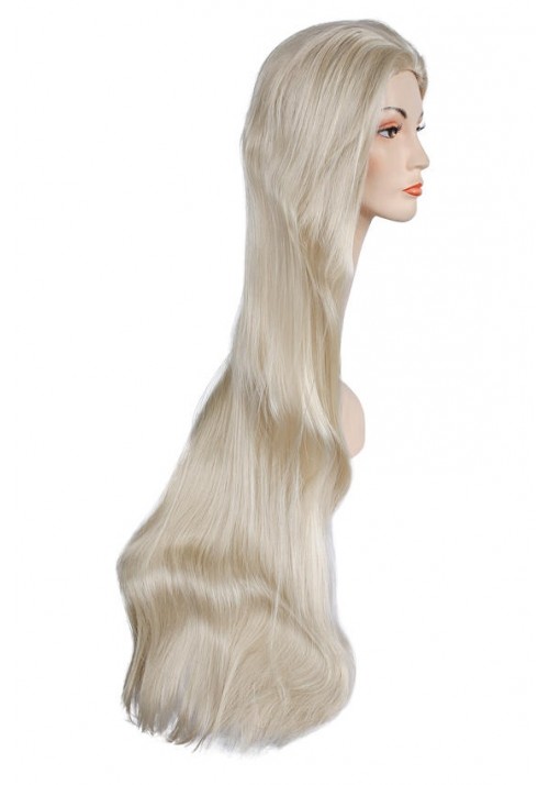 Long Straight Wig - Platinum Blonde