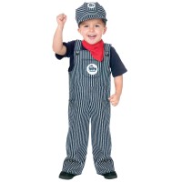 Train Engineer Toddler Medium Costume 