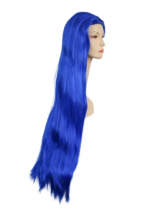 Long Straight Wig - Royal Blue