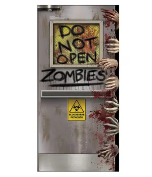 Zombies Lab Door Cover