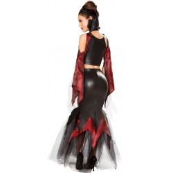 Dark Vampire 2 Piece Halloween Costume