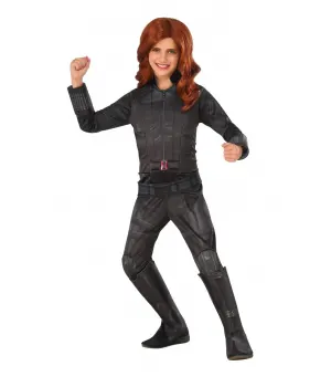 Black Widow Deluxe Kids Avengers Costume - Small