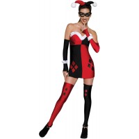 Harley Quinn Adult Womans Dress Costume - Small