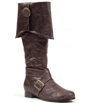 Mens Brown Pirate Captain Boots