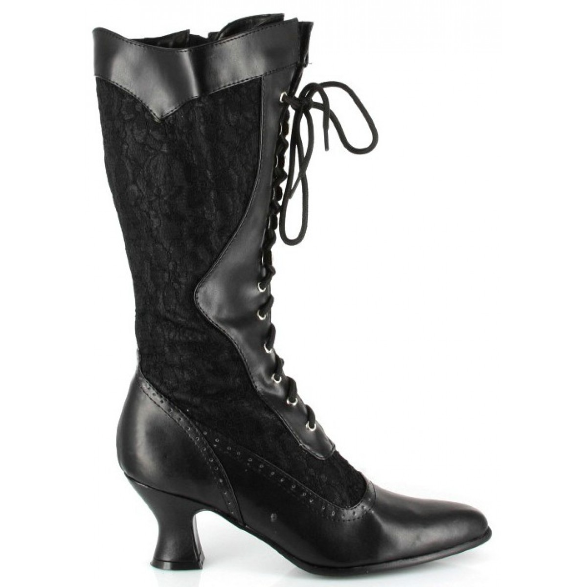 Rebecca Victorian Black Lace Boot | Steampunk Boots