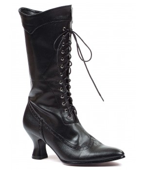 Victorian Black Granny Boots for Women