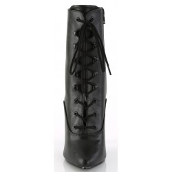 Seduce 1020 5 Inch Heel Black Ankle Boots