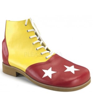 Red and Yellow Adult Clown Shoes