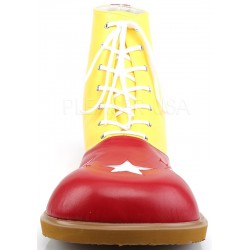 Red and Yellow Adult Clown Shoes