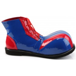 Red and Blue Adult Clown Shoes