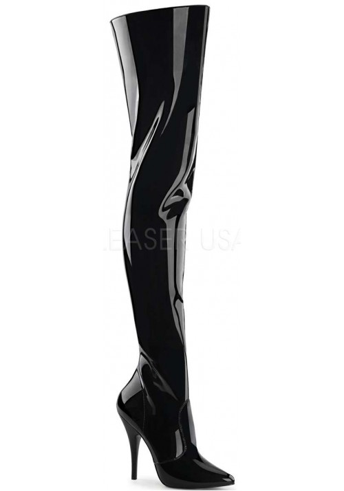 Black Patent Thigh High Boots as worn by Julia Roberts in Pretty Woman